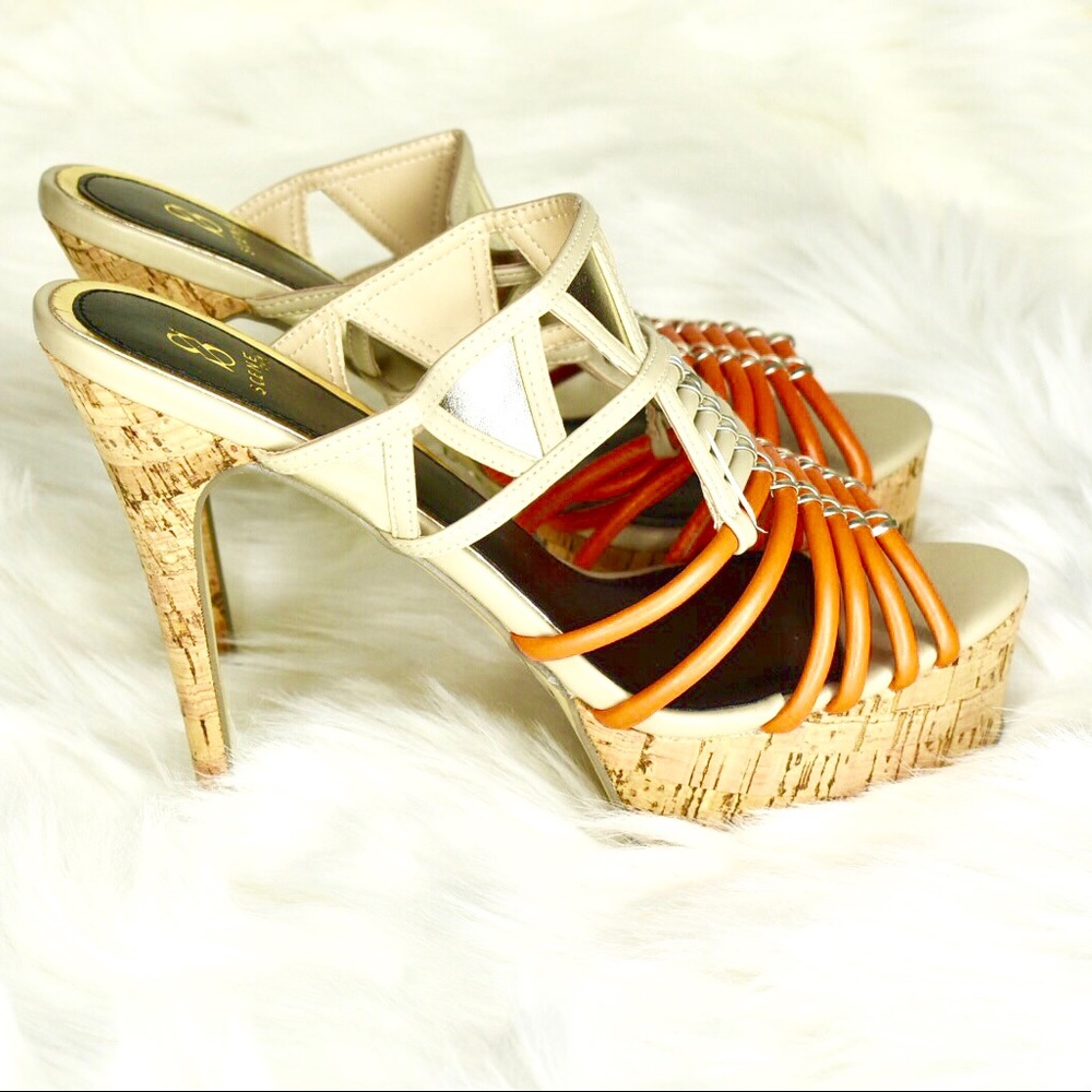 ‼️BRAND NEW‼️ colorful high heel slippers